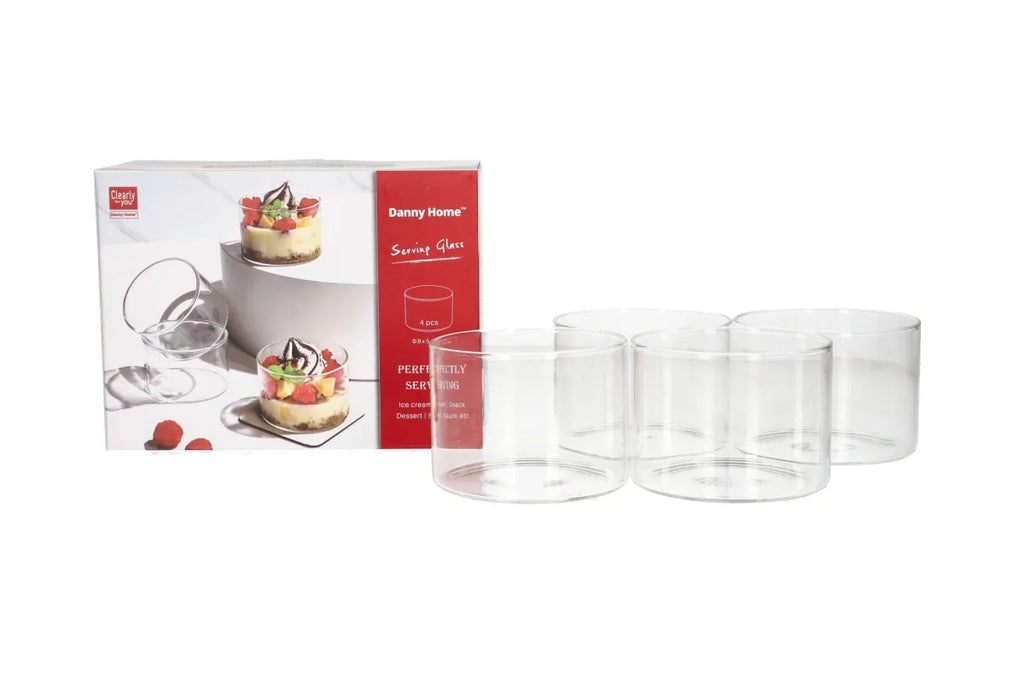 Dessert Glass Cups 4pcs