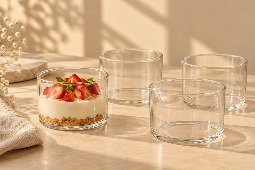 Dessert Glass Cups 4pcs