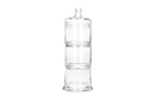 3 Layer Glass Sweet Jar
