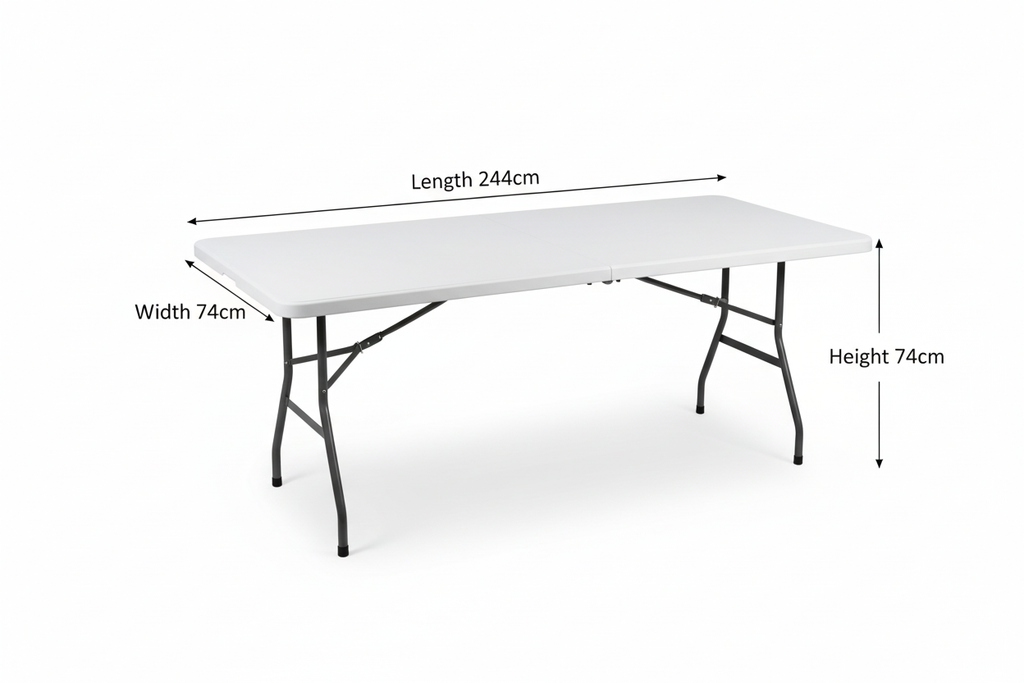 8FT Folding Table