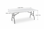 8FT Folding Table
