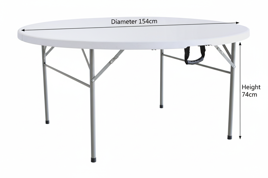 5FT Folding Round Table