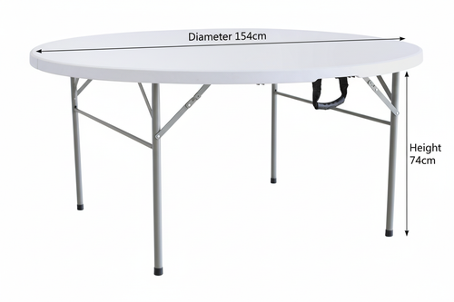 5FT Folding Round Table