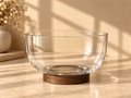Glass Salad Bowl