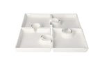 Porcelain Serving Tray 4pcs
