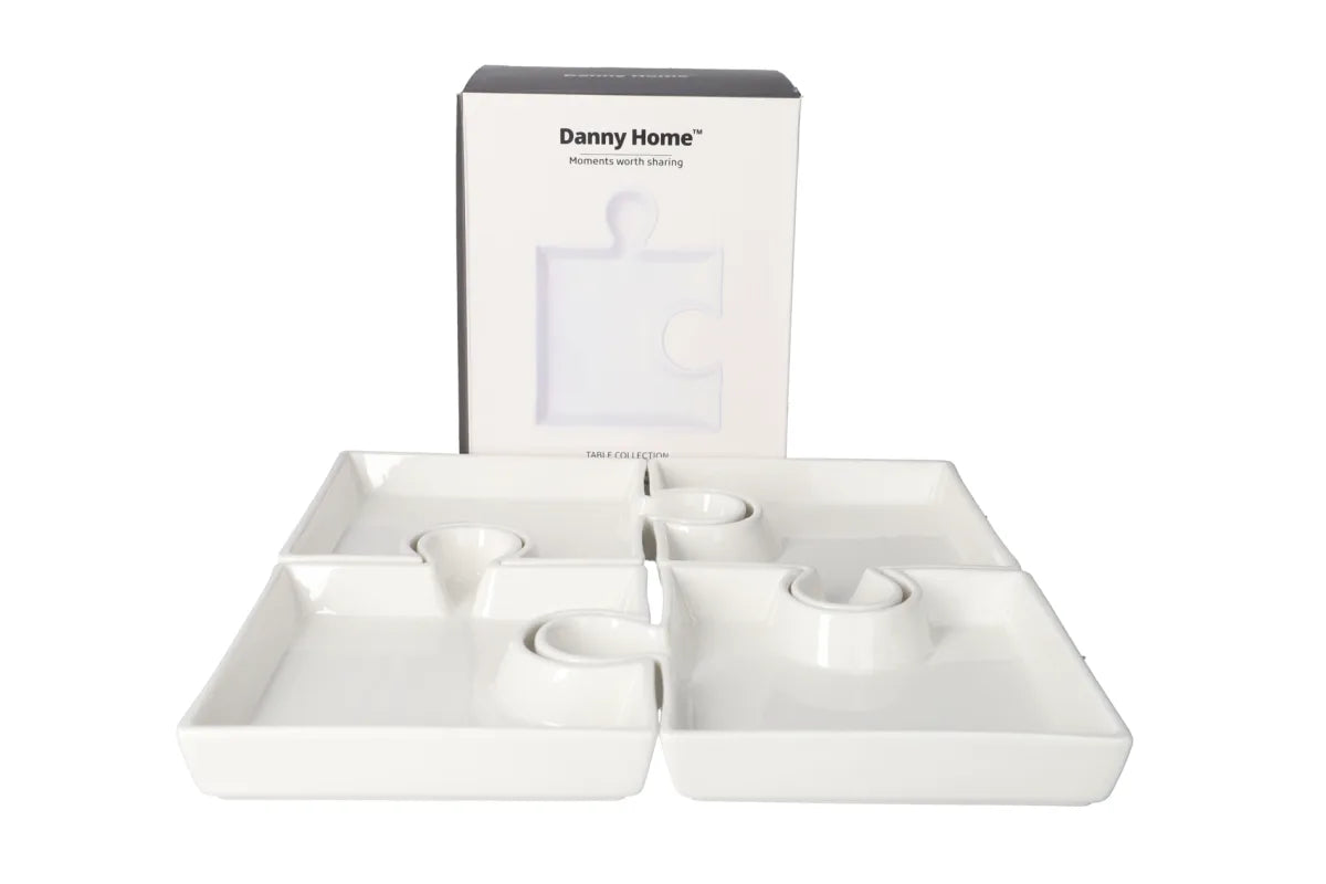 Porcelain Serving Tray 4pcs