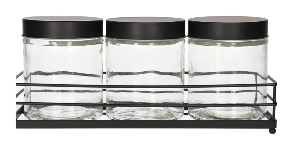 Cookie Glass Jar Set 4pcs 720ml