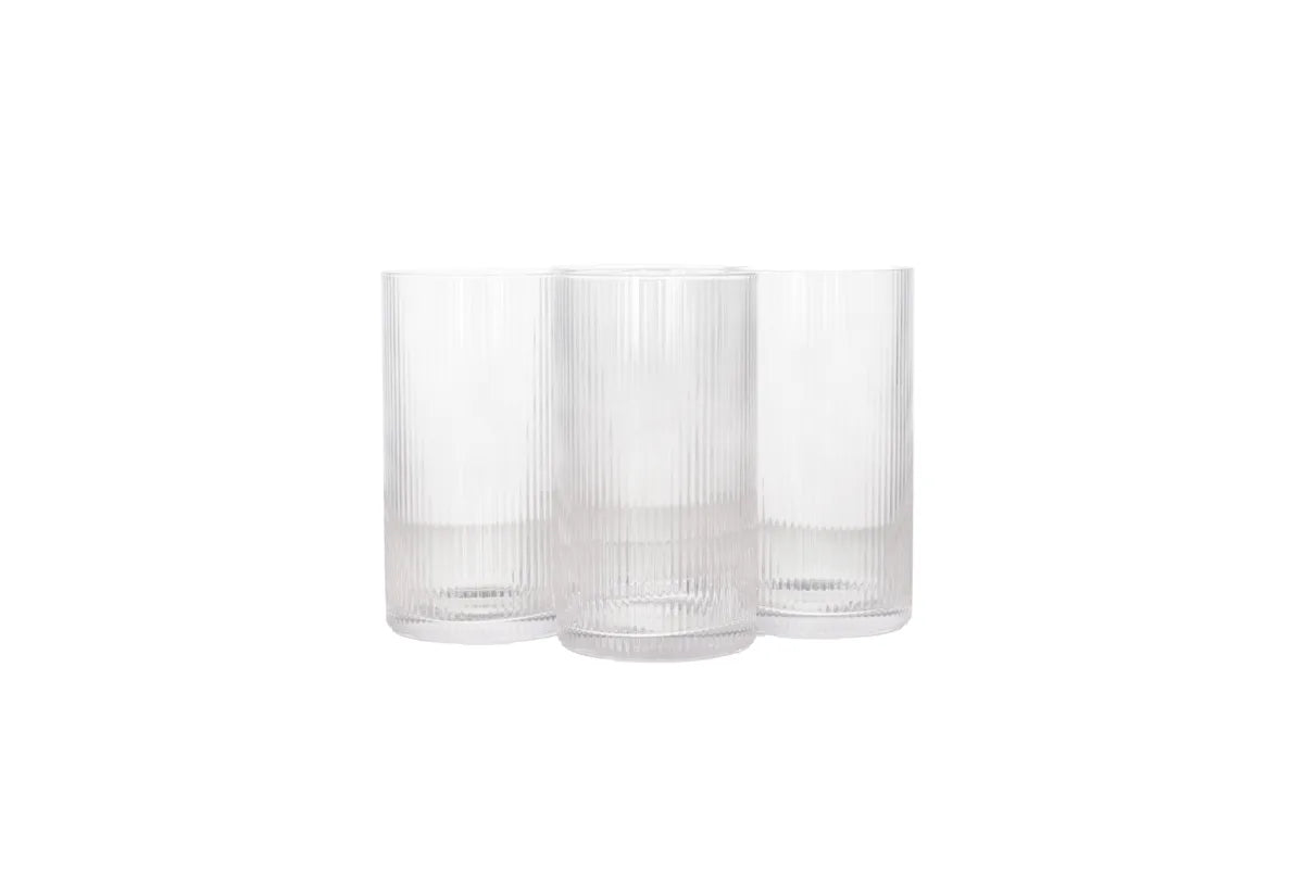Striped Cocktail Glasses 4pcs