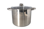 Stainless Steel Stockpot With Glass Lid 26cm