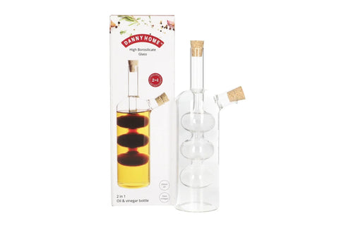 Borosilicate 2 in 1 Oil & Vinegar Bottle 320ml