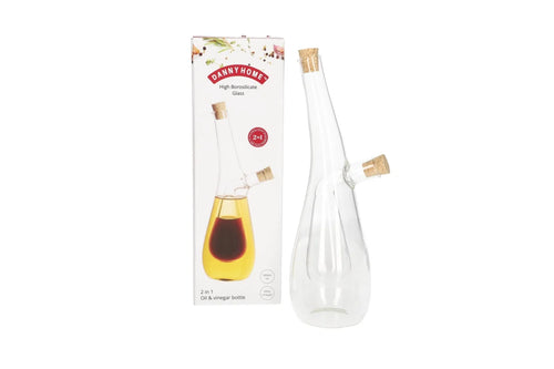 Borosilicate 2 in 1 Oil & Vinegar Bottle 310ml