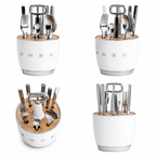 “Smeg” Cutlery Set White