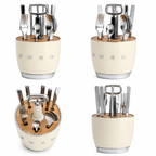 “Smeg” Cutlery Set Cream