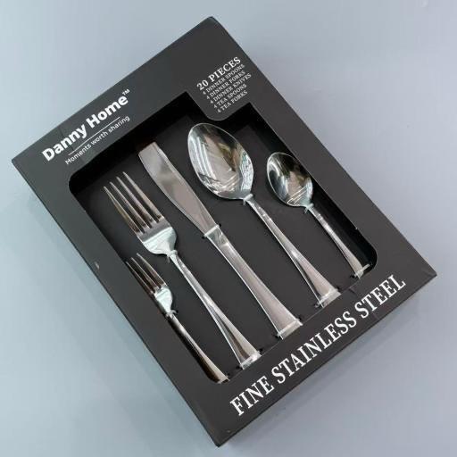 Cutlery Set Silver 20 pcs