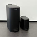 Trash Can 6+30 L 2 pcs Black