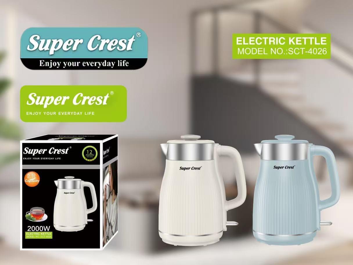 "Super Crest" Electric Kettle