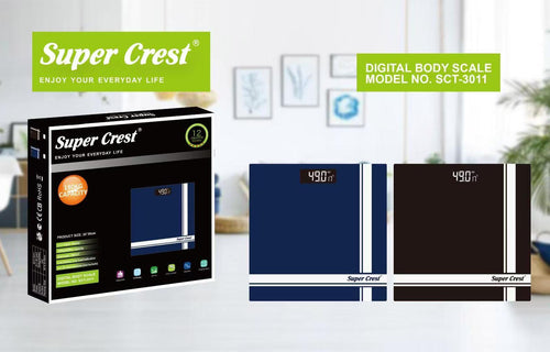"Super Crest" Digital Body Scale