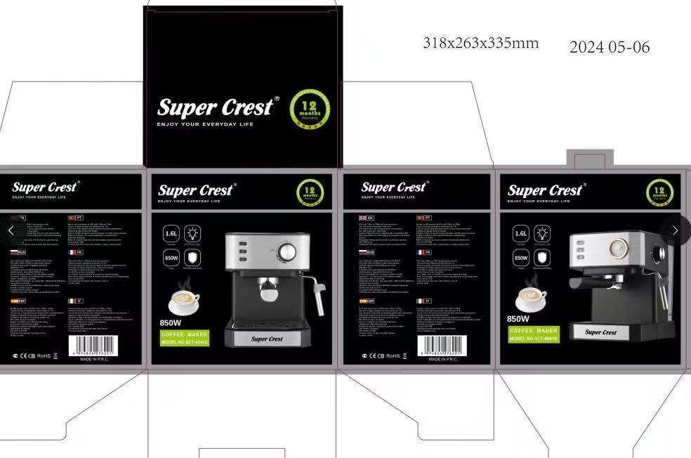 "Super Crest"  Coffee Maker