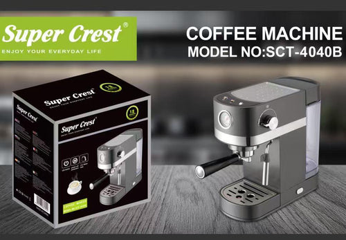 "Super Crest" Coffee Machine