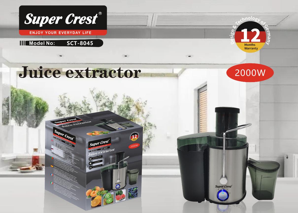 "Super Crest" Juice Extractor