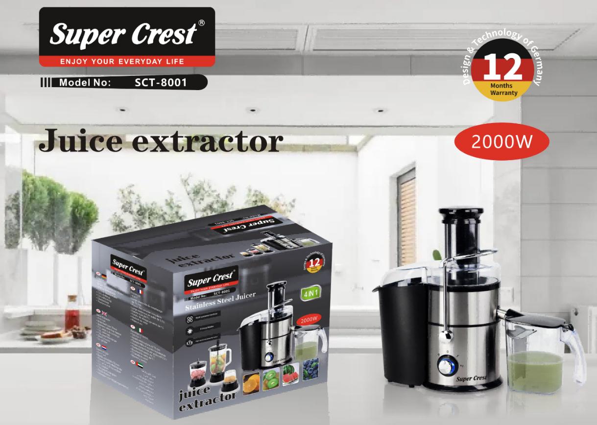 "Super Crest" Juice Extractor
