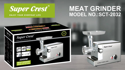 "Super Crest" Meat Grinder 3000W