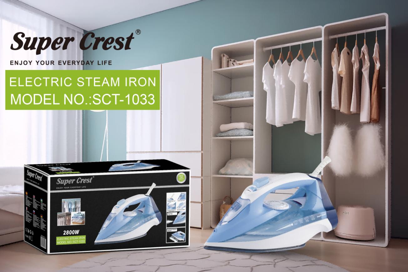 "Super Crest" Electric Steam Iron