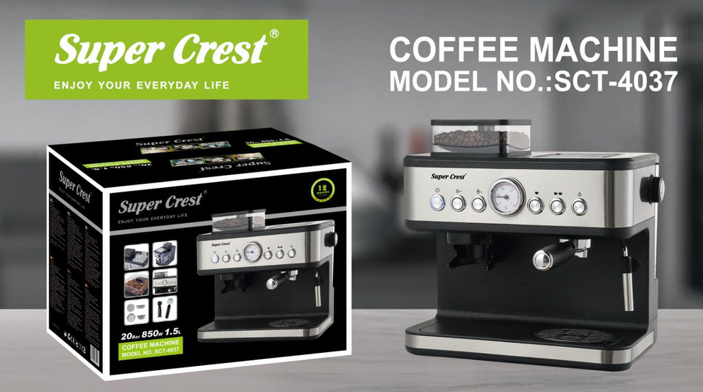 "Super Crest" Coffee Machine