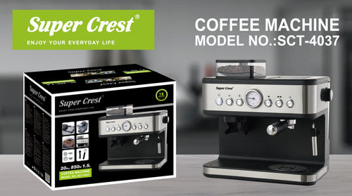 "Super Crest" Coffee Machine