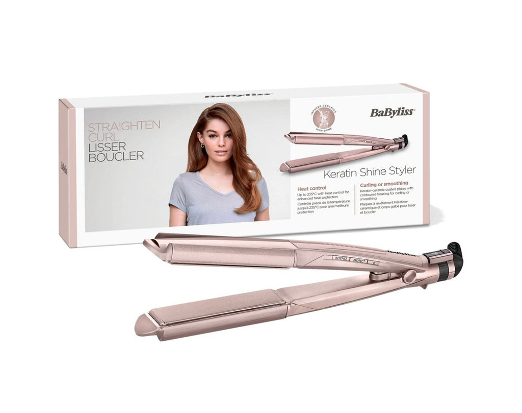 " Babyliss "  Keratin Shine Styler - Hair Straightener