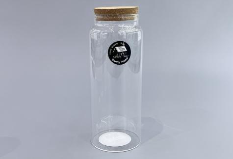 Glass Jar With Wooden Lid 1600 ml