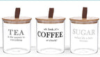 Glass Canister Set 3 pcs 750ml