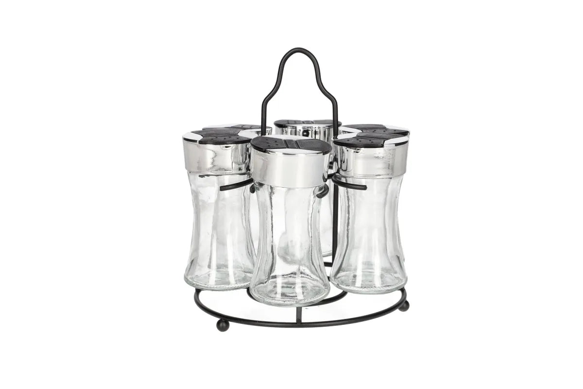Seasoning Bottle Set With Stand 7 pcs
