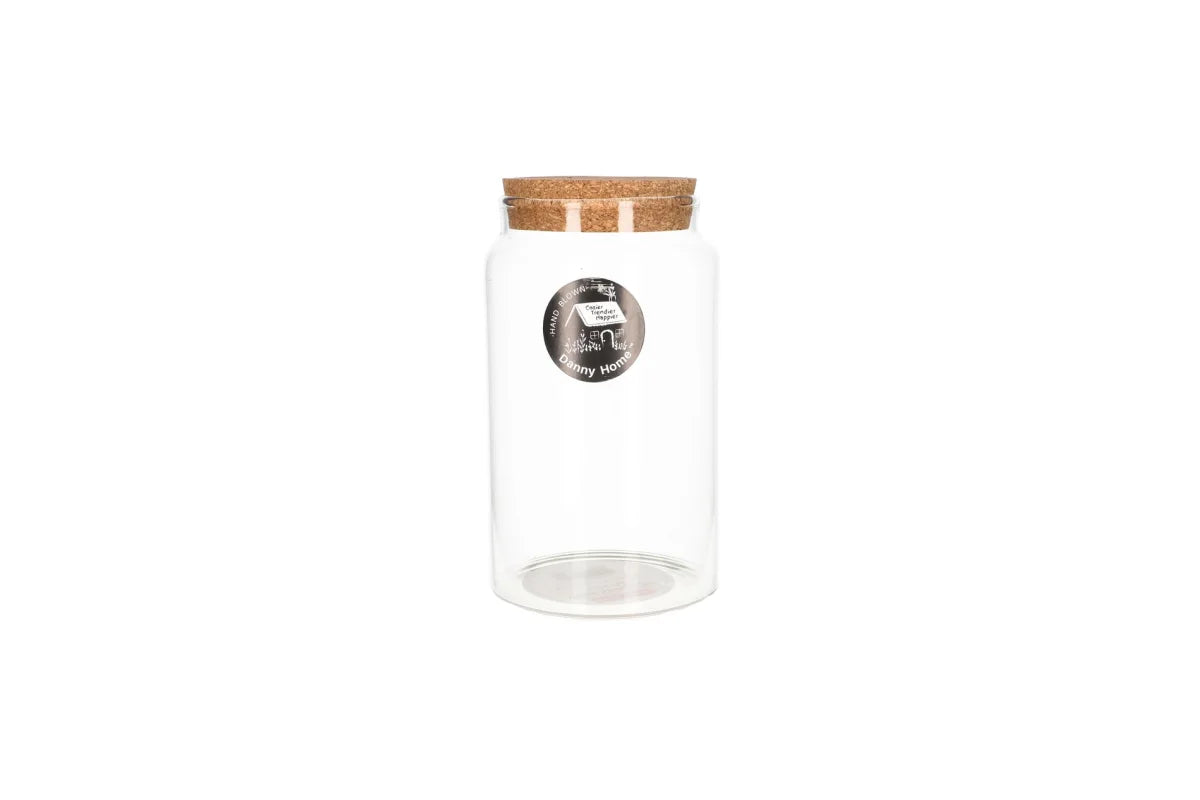 Storage Glass Jar With Wooden Lid 1000 ml