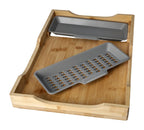 Bamboo Cutting Board With Trays 5pcs