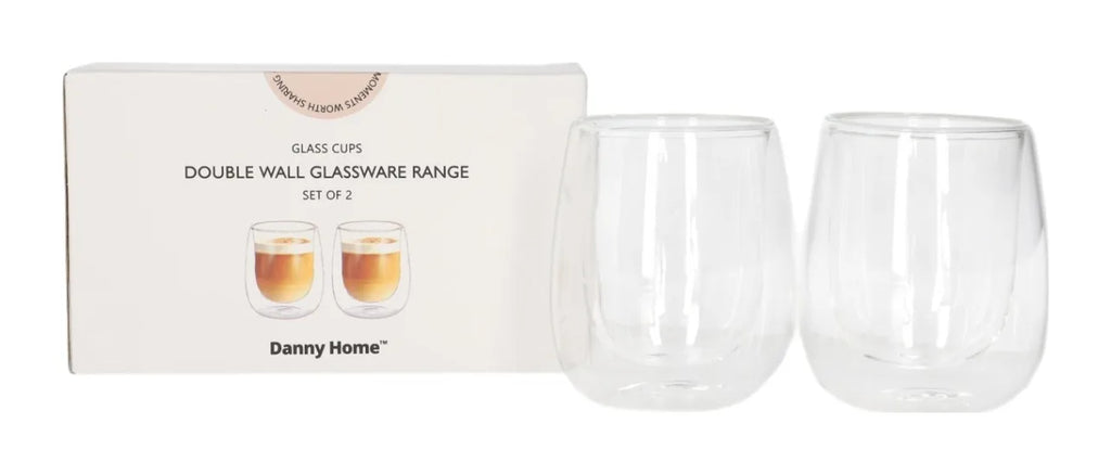 Double Walled Cappuccino Glasses 200 ml