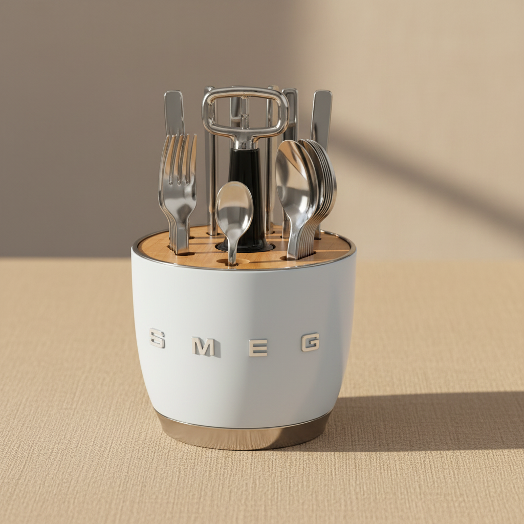 Smeg Cutlery Blue