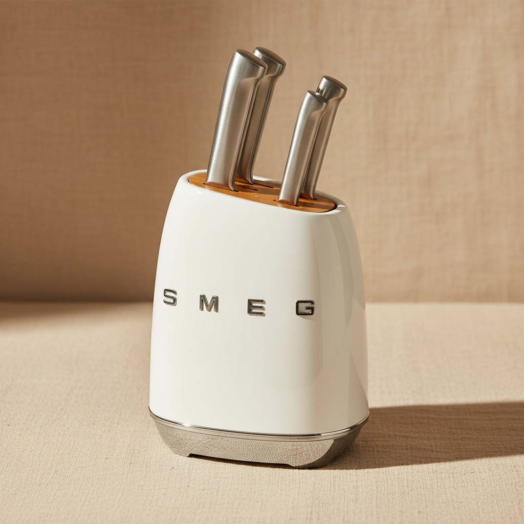 Smeg Knife White