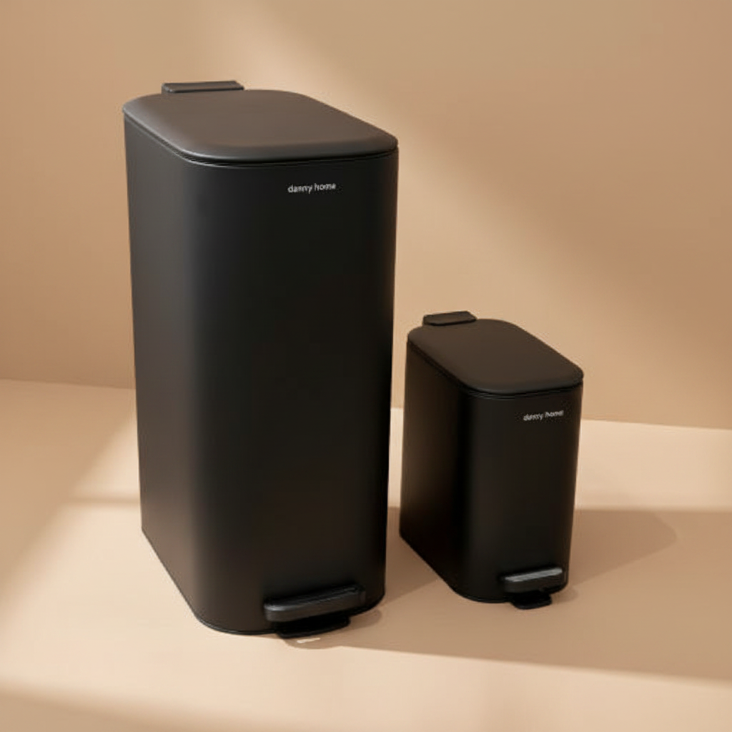 Trash Can Black